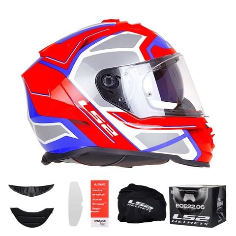 Mũ Bảo Hiểm Fullface LS2 FF800 Storm 2 Faster chính hãng tại FMG Superstore
