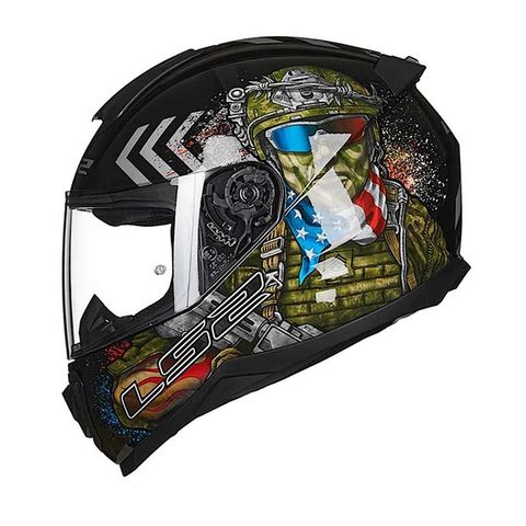 Mũ Bảo Hiểm Fullface LS2 FF800 Storm 2 Gloss Commando chính hãng tại FMG Superstore