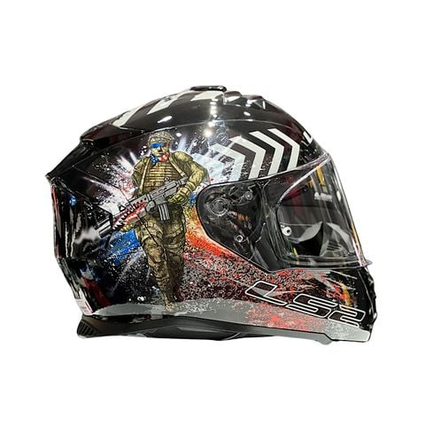 Mũ Bảo Hiểm Fullface LS2 FF800 Storm 2 Gloss Commando chính hãng tại FMG Superstore