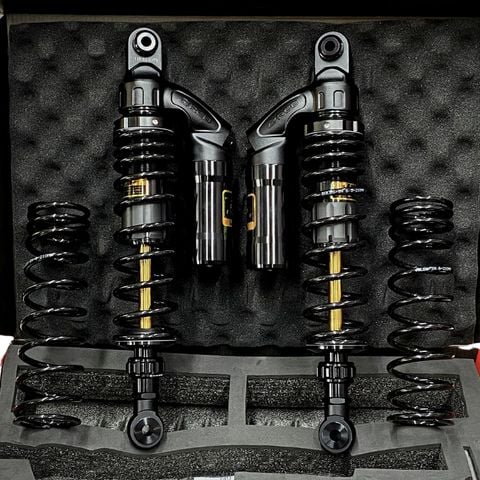 Phuộc Sau - Giảm Sóc Sau RCB VD Series 370mm Ty Vàng Cho Aprilia SR GT 200 Và Piaggio Medley tại FMG Superstore