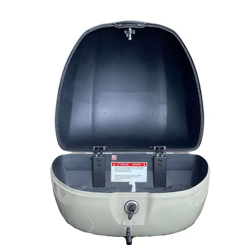 Thùng Đồ 32L Vespa Primavera & Vespa Sprint - Beige Sabbia (Q02) - CM341408 chính hãng tại Motoplex Hanoi | FMG.COM.VN