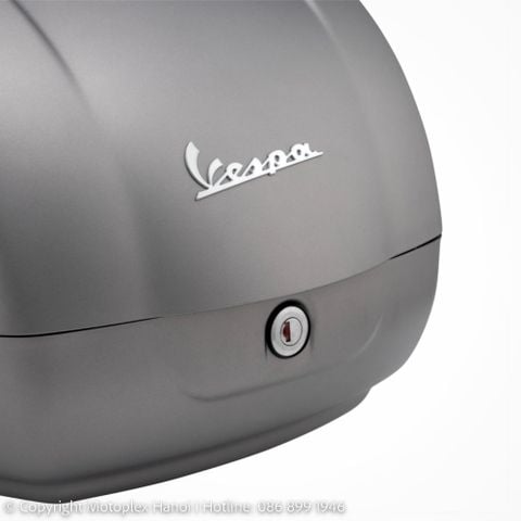 Thùng Đồ 36L Vespa GTS, Vespa GTV - Grey Matte Grigio Ottimista G22 - CM273383 Chính Hãng chính hãng tại Motoplex Hanoi