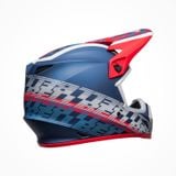 Mũ Bảo Hiểm Fullface Offroad BELL MX-9 MIPS Offset Matte Metallic Blue/White Chính Hãng USA có sẵn tại FMG Superstore