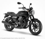 Moto Guzzi V7 Stone màu Đen Nero Ruvido