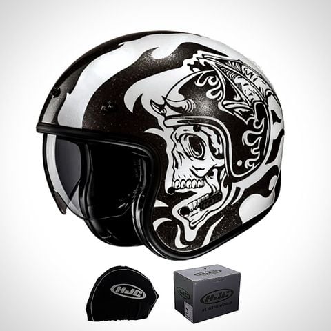 Mũ Bảo Hiểm 3/4 HJC V31 Flame chính hãng tại FMG Mobility | Motoplex Hanoi
