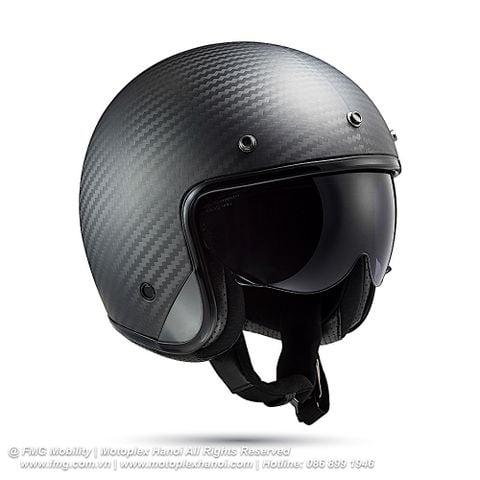 Mũ Bảo Hiểm 3/4 LS2 OF601 Bob Carbon chính hãng tại FMG Mobiliy | Motoplex Hanoi