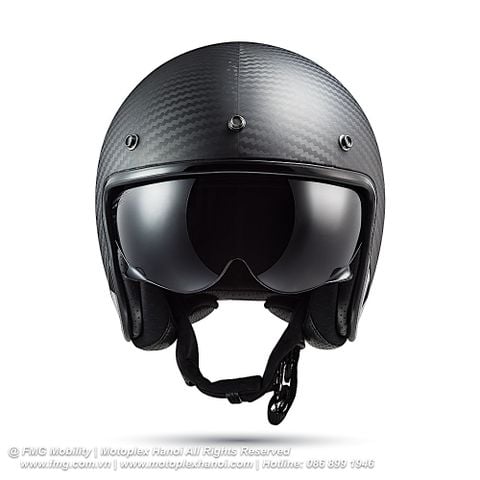 Mũ Bảo Hiểm 3/4 LS2 OF601 Bob Carbon chính hãng tại FMG Mobiliy | Motoplex Hanoi
