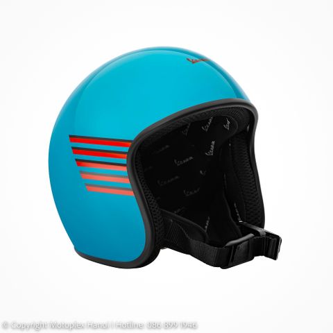 MŨ BẢO HIỂM VESPA COLOR VIBE màu Xanh Audace chính hãng tại Motoplex Hanoi