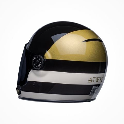 Mũ Bảo Hiểm Fullface BELL BULLITT ATWYLD ORION Gloss Black Gold USA phiên bản đặc biệt tại FMG Superstore