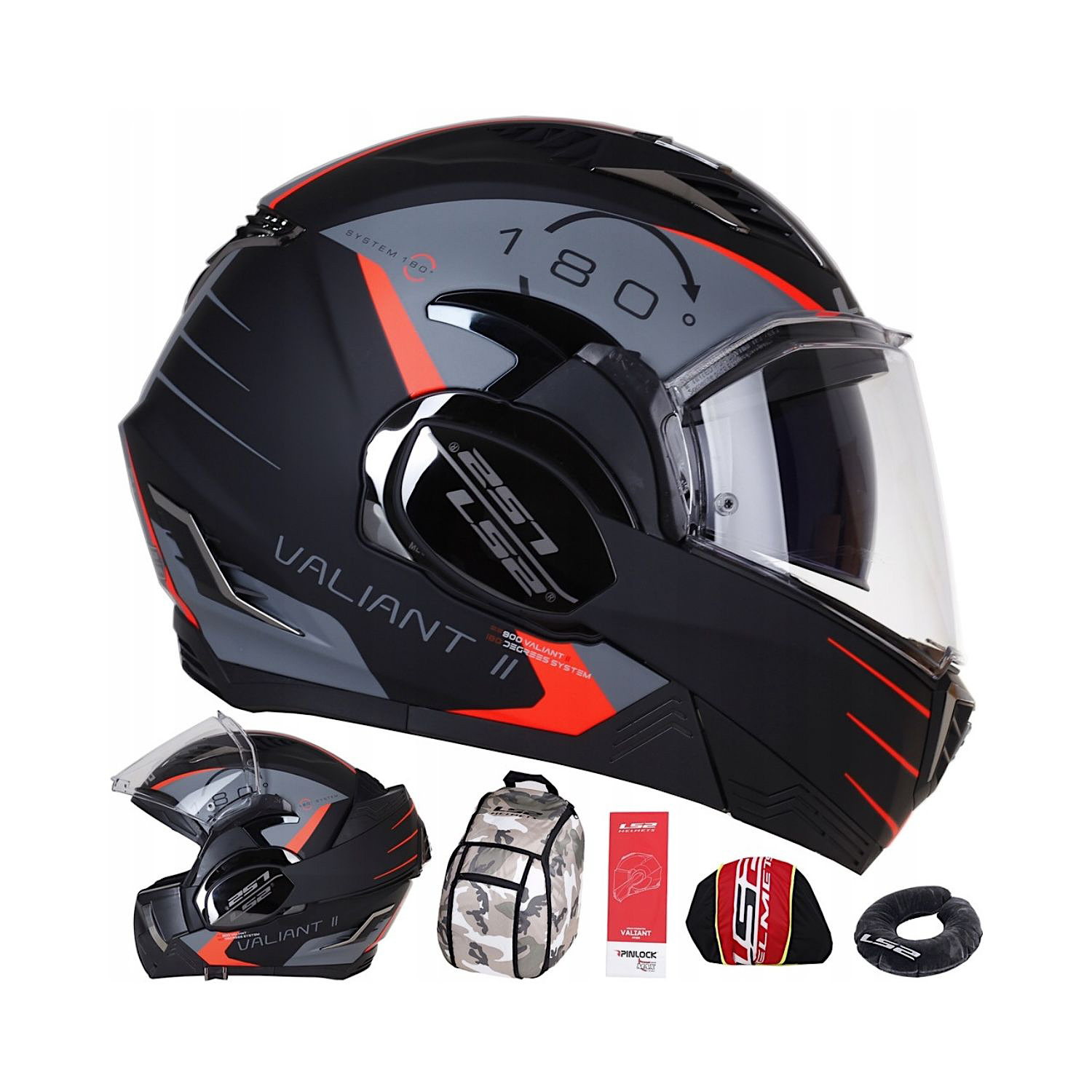 Mũ Bảo Hiểm Casco Ls2 Pinlock Mũ Fullface LS2 FF800 Storm Racer