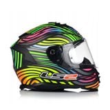 Mũ Bảo Hiểm Fullface LS2 FF800 Storm 2 Power Black Rainbow chính hãng tại FMG Superstore