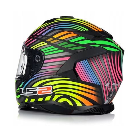 Mũ Bảo Hiểm Fullface LS2 FF800 Storm 2 Power Black Rainbow chính hãng tại FMG Superstore