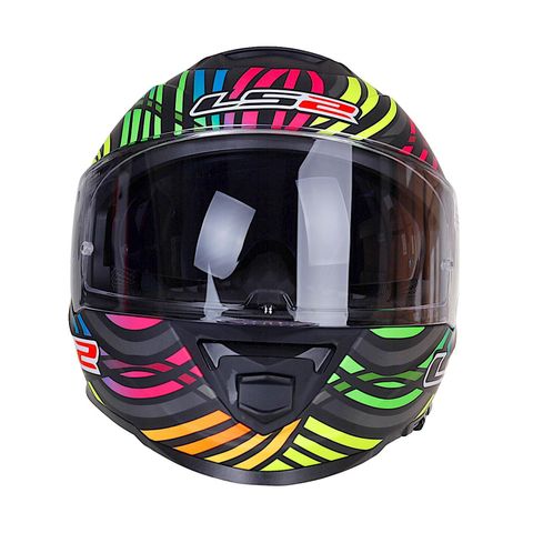 Mũ Bảo Hiểm Fullface LS2 FF800 Storm 2 Power Black Rainbow chính hãng tại FMG Superstore
