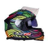 Mũ Bảo Hiểm Fullface LS2 FF800 Storm 2 Power Black Rainbow chính hãng tại FMG Superstore