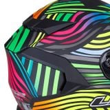 Mũ Bảo Hiểm Fullface LS2 FF800 Storm 2 Power Black Rainbow chính hãng tại FMG Superstore