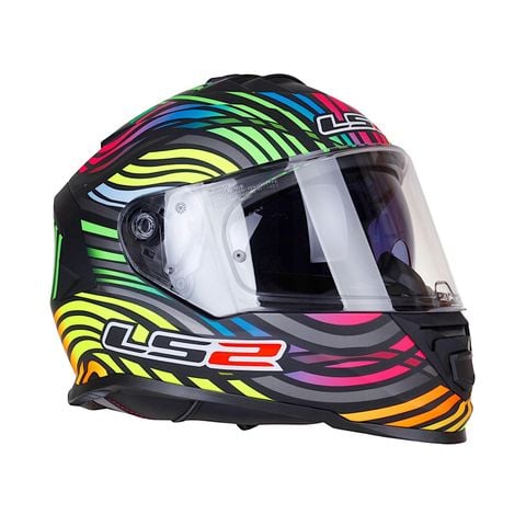 Mũ Bảo Hiểm Fullface LS2 FF800 Storm 2 Power Black Rainbow chính hãng tại FMG Superstore