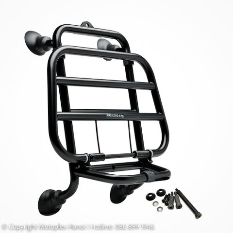 Baga Trước (Giá Đèo Hàng Trước) MY2023 Màu Đen Vespa GTS & Vespa GTV - 1B007202 chính hãng tại Motoplex Hanoi