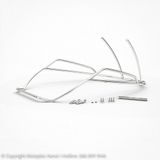 Khung Bảo Vệ Thân Sau MY2023 Mạ Chrome Vespa GTS, Vespa GTV (1B010094) Chính Hãng tại Motoplex Hanoi