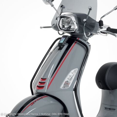 Khung Bảo Vệ Thân Trước Vespa Primavera & Vespa Sprint màu Đen Chính Hãng