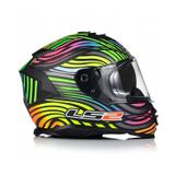 Mũ Bảo Hiểm Fullface LS2 FF800 Storm 2 Power Black Rainbow chính hãng tại FMG Superstore