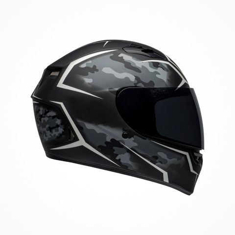 Mũ Bảo Hiểm Fullface Bell Qualifier Stealth Camo Matte Black White Chính Hãng Nhập Khẩu từ USA tại FMG Superstore
