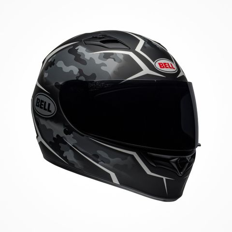 Mũ Bảo Hiểm Fullface Bell Qualifier Stealth Camo Matte Black White Chính Hãng Nhập Khẩu từ USA tại FMG Superstore