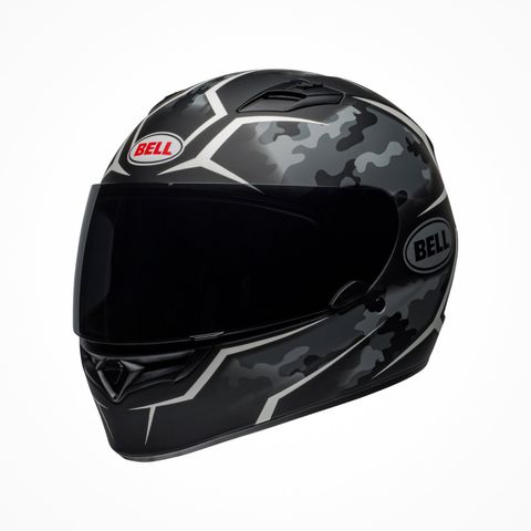 Mũ Bảo Hiểm Fullface Bell Qualifier Stealth Camo Matte Black White Chính Hãng Nhập Khẩu từ USA tại FMG Superstore