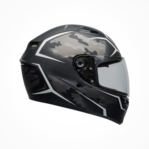 Mũ Bảo Hiểm Fullface Bell Qualifier Stealth Camo Matte Black White Chính Hãng Nhập Khẩu từ USA tại FMG Superstore