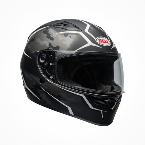 Mũ Bảo Hiểm Fullface Bell Qualifier Stealth Camo Matte Black White Chính Hãng Nhập Khẩu từ USA tại FMG Superstore