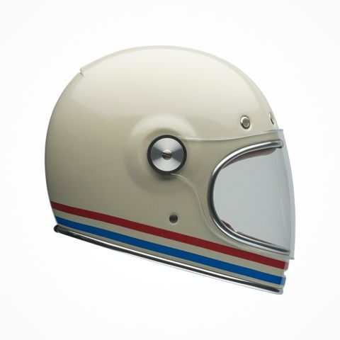 Mũ Bảo Hiểm Fullface BELL BULLITT STRIPES Gloss Pearl White Chính Hãng USA tại FMG Superstore