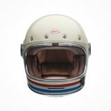 Mũ Bảo Hiểm Fullface BELL BULLITT STRIPES Gloss Pearl White Chính Hãng USA tại FMG Superstore
