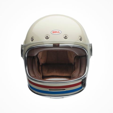 Mũ Bảo Hiểm Fullface BELL BULLITT STRIPES Gloss Pearl White Chính Hãng USA tại FMG Superstore