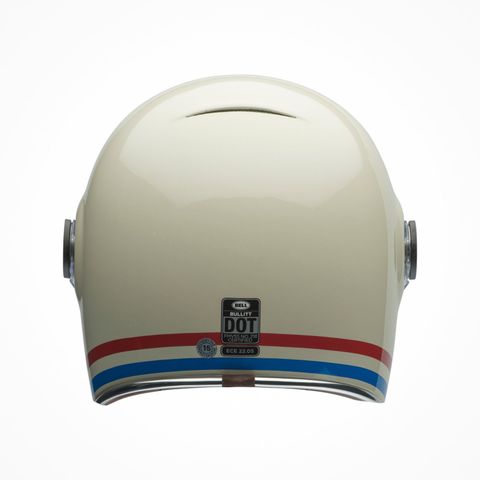 Mũ Bảo Hiểm Fullface BELL BULLITT STRIPES Gloss Pearl White Chính Hãng USA tại FMG Superstore