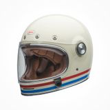 Mũ Bảo Hiểm Fullface BELL BULLITT STRIPES Gloss Pearl White Chính Hãng USA tại FMG Superstore