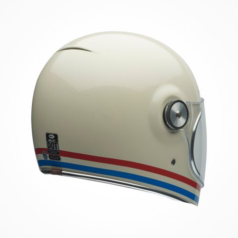 Mũ Bảo Hiểm Fullface BELL BULLITT STRIPES Gloss Pearl White Chính Hãng USA tại FMG Superstore