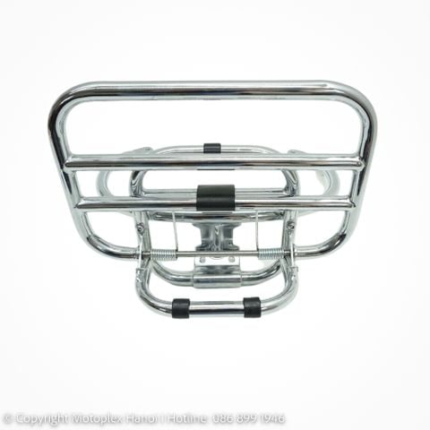 Baga Sau (Giá Đèo Hàng Sau) MY2023 Mạ Chrome Vespa GTS, Vespa GTV Chính Hãng tại Motoplex Hanoi