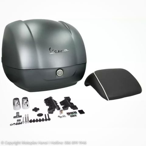Thùng Đồ 36L Vespa GTS, Vespa GTV - Gray / Titanium 707/C