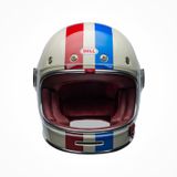 Mũ Bảo Hiểm Fullface Bell Bullitt Command Gloss Vintage White/Red/Blue Chính Hãng USA có tại FMG Superstore