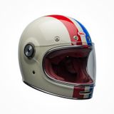 Mũ Bảo Hiểm Fullface Bell Bullitt Command Gloss Vintage White/Red/Blue Chính Hãng USA có tại FMG Superstore