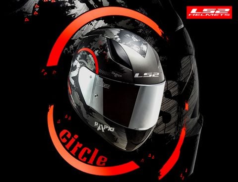 Mũ Bảo Hiểm Fullface LS2 FF353 Rapid Circle chính hãng tại FMG Superstore