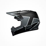 Mũ Bảo Hiểm Fullface Offroad BELL MX-9 MIPS® TWITCH Matte Black Grey White Chính Hãng USA có tại FMG Superstore