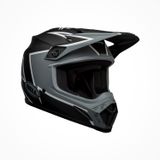 Mũ Bảo Hiểm Fullface Offroad BELL MX-9 MIPS® TWITCH Matte Black Grey White Chính Hãng USA có tại FMG Superstore