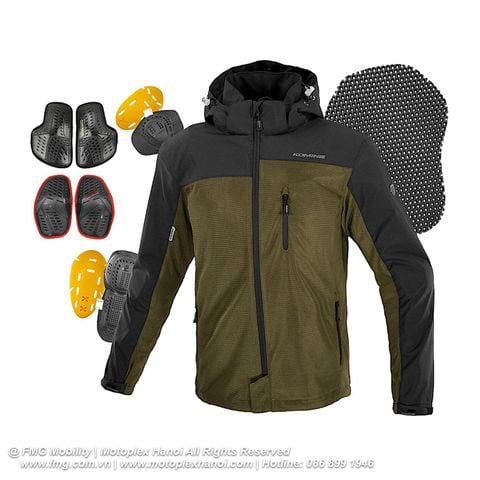 Áo Bảo Hộ Moto Komine JK-1143 Protect Mesh Parka Ten Jacket