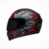 Mũ Bảo Hiểm Fullface Bell Qualifier Stealth Camo Matte Black Red Chính Hãng Nhập Khẩu từ USA tại FMG Superstore