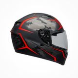 Mũ Bảo Hiểm Fullface Bell Qualifier Stealth Camo Matte Black Red Chính Hãng Nhập Khẩu từ USA tại FMG Superstore