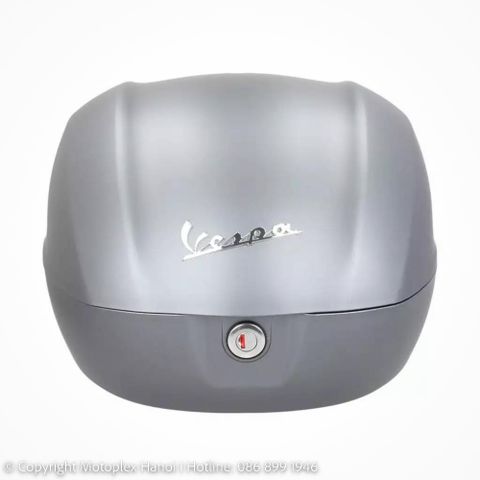 Thùng Đồ 32L Vespa Primavera & Vespa Sprint Chính Hãng Xám Titanium Travolgente 707/C ( Made In Italy)