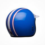 Mũ Bảo Hiểm 3/4 Bell Custom 500 Six Day McQueen Gloss Blue/White Chính Hãng USA tại FMG Superstore