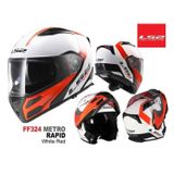 Mũ Bảo Hiểm Fullface Lật Hàm LS2 FF324 Metro chính hãng tại FMG Superstore
