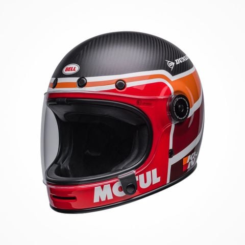 Mũ Bảo Hiểm Fullface BELL BULLITT CARBON RSD MULHOLLAND Matte Gloss Black Red Chính Hãng USA