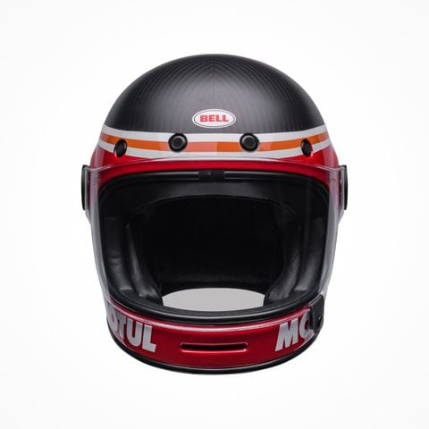 Mũ Bảo Hiểm Fullface BELL BULLITT CARBON RSD MULHOLLAND Matte Gloss Black Red Chính Hãng USA